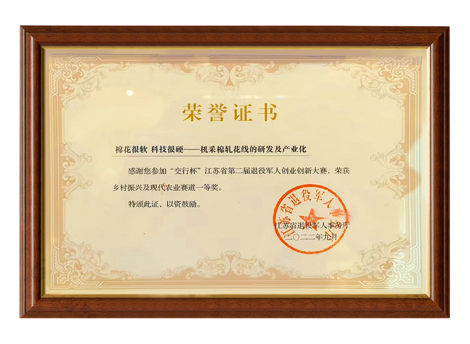 鄉(xiāng)村振興及現(xiàn)代農(nóng)業(yè)賽道一等獎